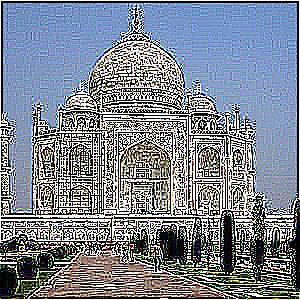 Sharpened Taj Mahal (alpha = 4)