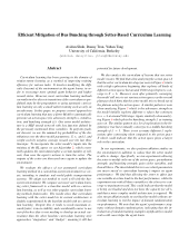 Efficient Mitigation of Bus Bunching through Setter-Based Curriculum Learning